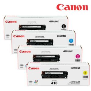 CANON CRG-418 BK/C/M/Y 原廠碳粉匣(1黑3彩超值組)全新鏡頭收購